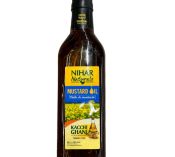 Nihar Naturals Kacchi Ghani(Cold Pressed) Mustard Oil 1L