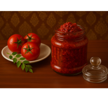 Village Tomato Pickle – 300g (Without Garlic)